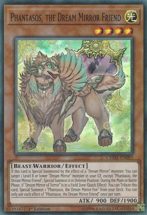 Phantasos, the Dream Mirror Friend CHIM-EN085 Unlimited Yu-Gi-Oh card from Chaos Impact