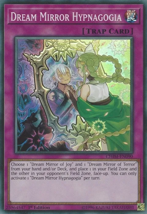 Dream Mirror Hypnagogia CHIM-EN090 1st Edition Yu-Gi-Oh card from Chaos Impact