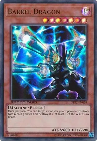 Barrel Dragon STP2-EN003 Yu-Gi-Oh card from Speed Duel: Tournament Pack 2