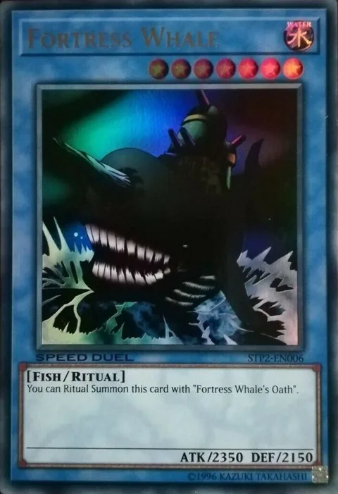 Fortress Whale STP2-EN006 Yu-Gi-Oh card from Speed Duel: Tournament Pack 2
