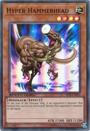 Hyper Hammerhead STP2-EN010 Yu-Gi-Oh card from Speed Duel: Tournament Pack 2