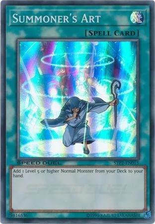 Summoner's Art STP2-EN015 Yu-Gi-Oh card from Speed Duel: Tournament Pack 2