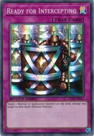 Ready for Intercepting STP2-EN017 Yu-Gi-Oh card from Speed Duel: Tournament Pack 2