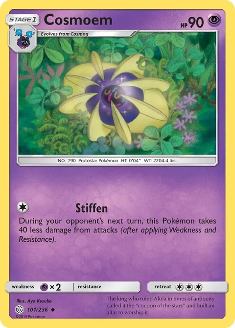 Cosmoem #101/236 Pokémon card from SM - Cosmic Eclipse
