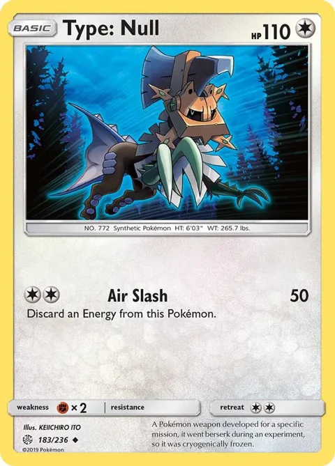 Type: Null #183/236 Pokémon card from SM - Cosmic Eclipse