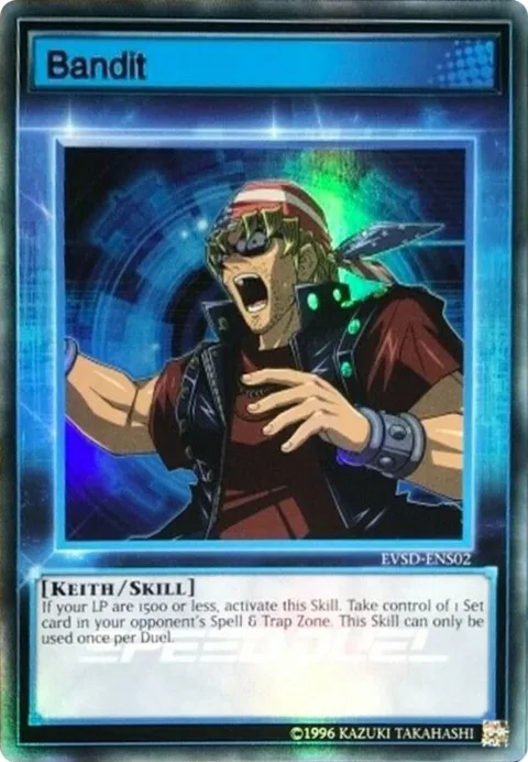Bandit EVSD-ENS02 Yu-Gi-Oh card from Event Pack Speed Duel