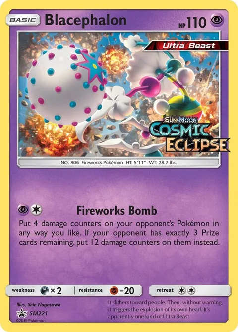 Blacephalon - SM221 Prerelease #SM221 Holofoil Pokémon card from SM Promos