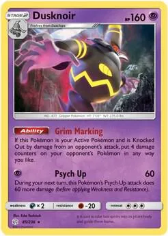 Dusknoir - 85/236 Prerelease Kit Exclusive #085/236 Pokémon card from Deck Exclusives