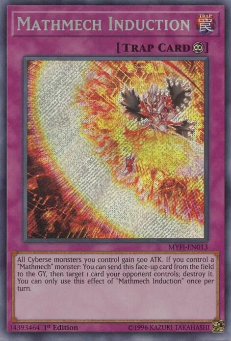 Mathmech Induction MYFI-EN013 Yu-Gi-Oh card from Mystic Fighters