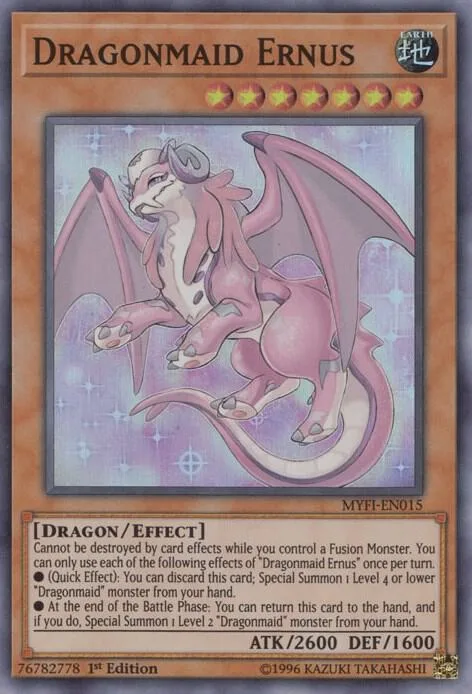 Dragonmaid Ernus MYFI-EN015 Yu-Gi-Oh card from Mystic Fighters