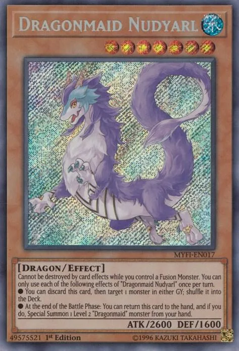 Dragonmaid Nudyarl MYFI-EN017 Yu-Gi-Oh card from Mystic Fighters
