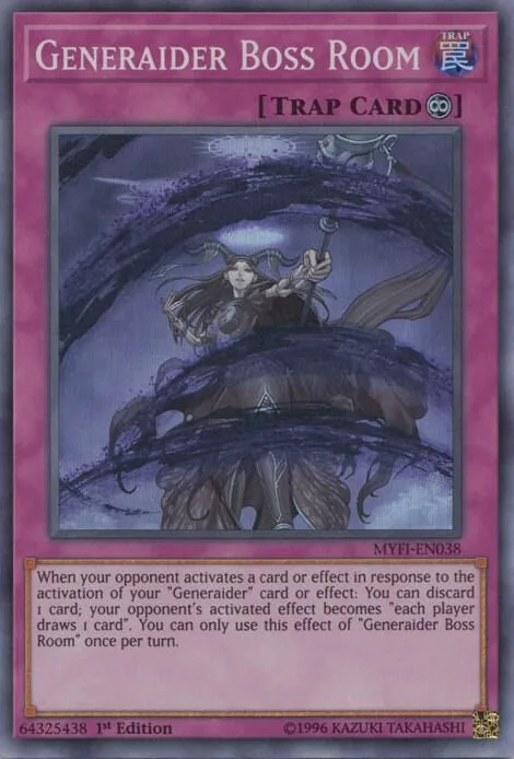 Generaider Boss Room MYFI-EN038 Yu-Gi-Oh card from Mystic Fighters