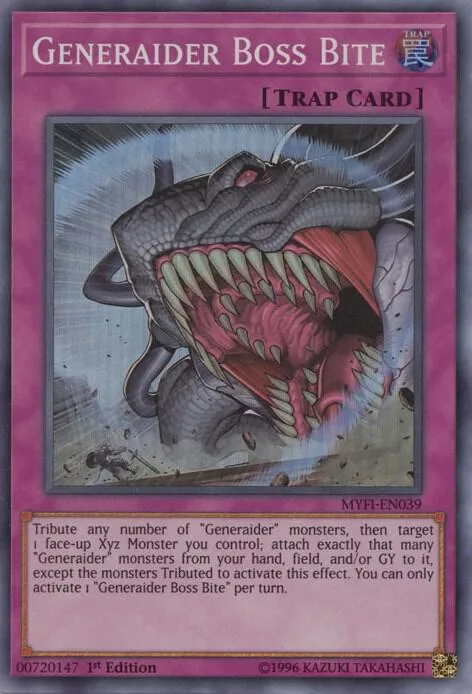 Generaider Boss Bite MYFI-EN039 Yu-Gi-Oh card from Mystic Fighters