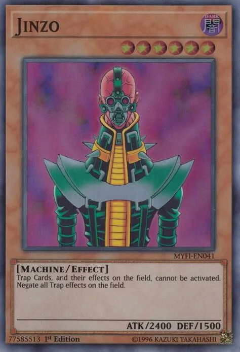 Jinzo MYFI-EN041 Yu-Gi-Oh card from Mystic Fighters
