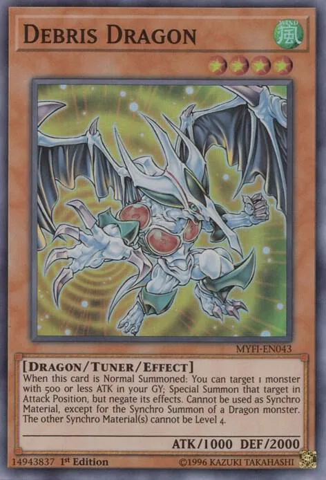 Debris Dragon MYFI-EN043 Yu-Gi-Oh card from Mystic Fighters