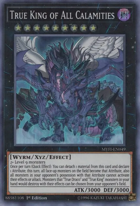 True King of All Calamities MYFI-EN049 Yu-Gi-Oh card from Mystic Fighters
