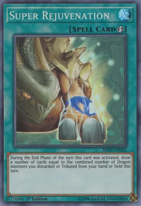 Super Rejuvenation MYFI-EN052 Yu-Gi-Oh card from Mystic Fighters