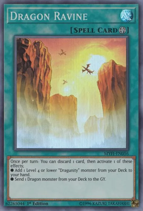 Dragon Ravine MYFI-EN056 Yu-Gi-Oh card from Mystic Fighters