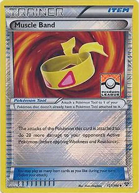 Muscle Band - 121/146 - Pokemon League #121/146 Reverse Holofoil Pokémon card from League & Championship Cards