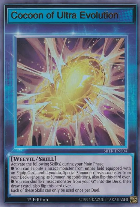Cocoon of Ultra Evolution Skill Card SBTK-ENS04 Yu-Gi-Oh card from Speed Duel: Trials of the Kingdom