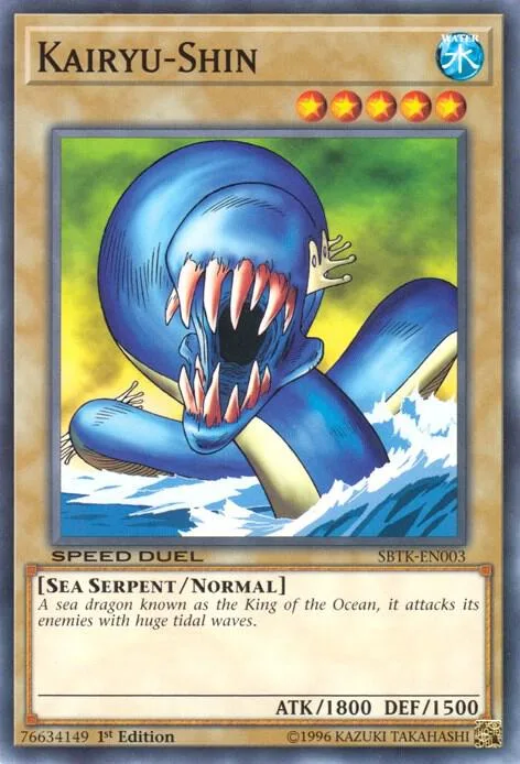 Kairyu-Shin SBTK-EN003 Yu-Gi-Oh card from Speed Duel: Trials of the Kingdom