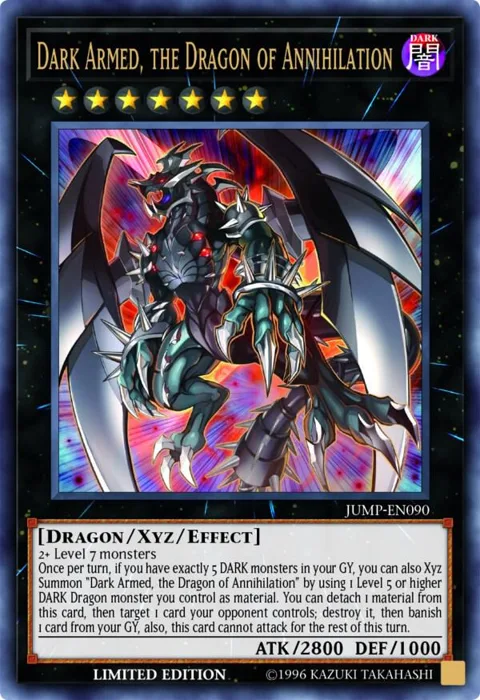 Dark Armed, the Dragon of Annihilation JUMP-EN090 Yu-Gi-Oh card from Shonen Jump Magazine Promos