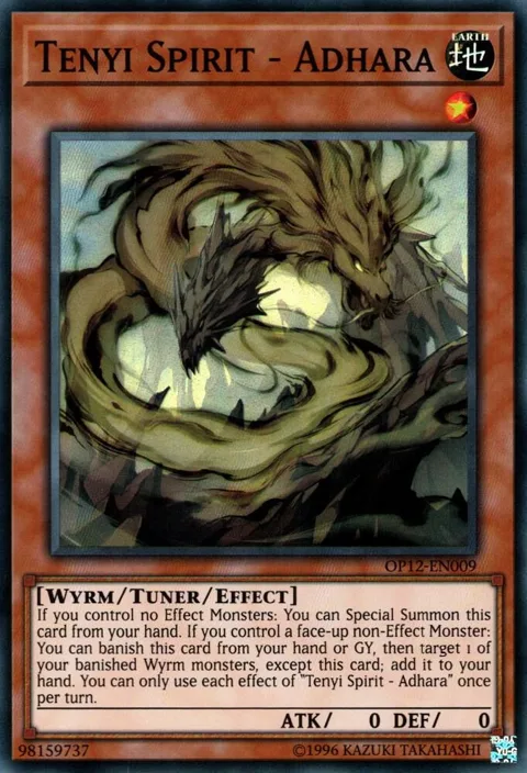 Tenyi Spirit - Adhara OP12-EN009 Yu-Gi-Oh card from OTS Tournament Pack 12
