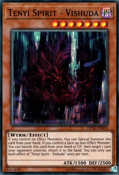 Tenyi Spirit - Vishuda OP12-EN010 Yu-Gi-Oh card from OTS Tournament Pack 12