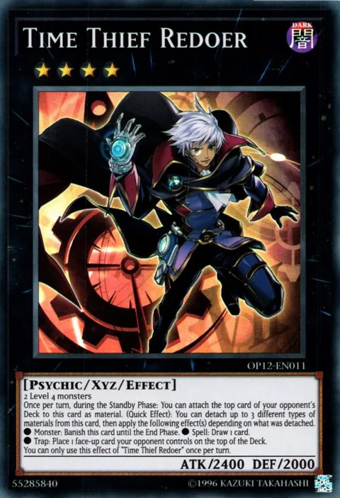 Time Thief Redoer OP12-EN011 Yu-Gi-Oh card from OTS Tournament Pack 12