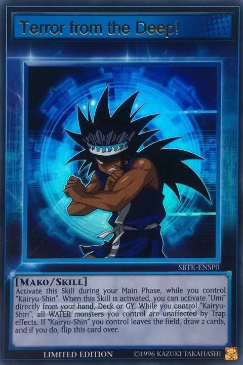 Terror from the Deep! SBTK-ENSP0 Yu-Gi-Oh card from Speed Duel: Trials of the Kingdom