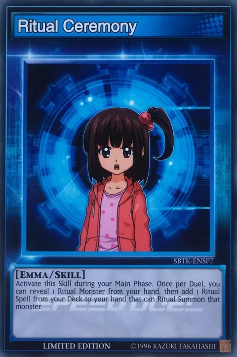 Ritual Ceremony SBTK-ENSP7 Yu-Gi-Oh card from Speed Duel: Trials of the Kingdom