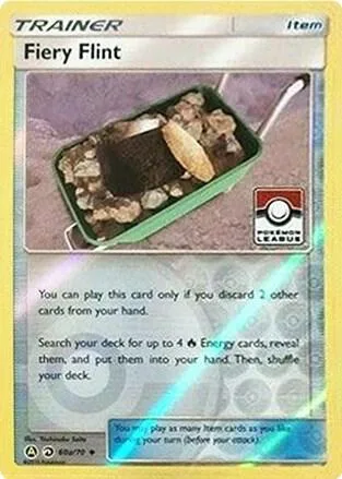 Fiery Flint - 60a/70 Pokemon League #060a/070 Reverse Holofoil Pokémon card from League & Championship Cards