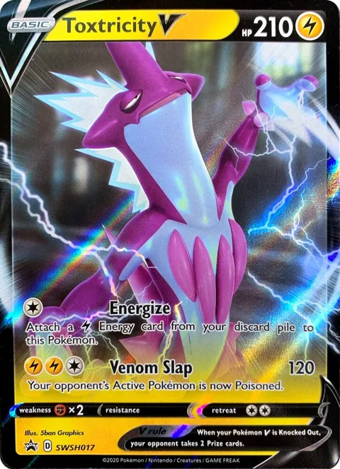Toxtricity V #SWSH017 Holofoil Pokémon card from Sword & Shield Promo Cards