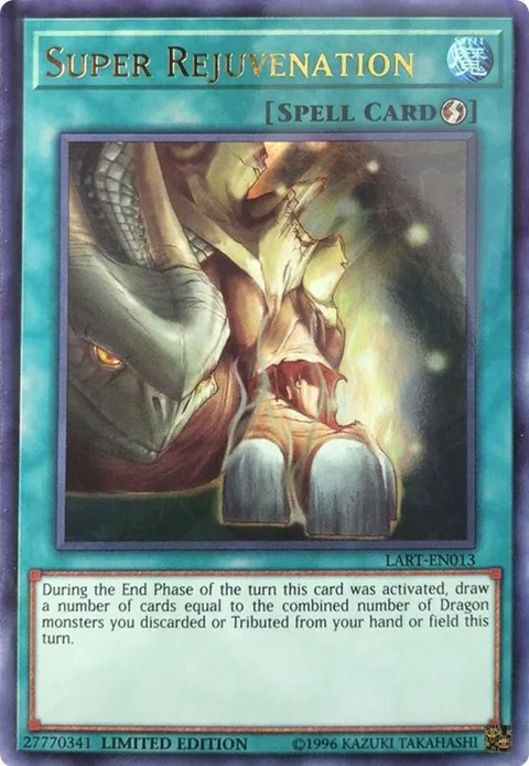 Super Rejuvenation LART-EN013 Yu-Gi-Oh card from The Lost Art Promotion