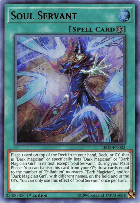 Soul Servant LED6-EN003 Unlimited Yu-Gi-Oh card from Legendary Duelists: Magical Hero