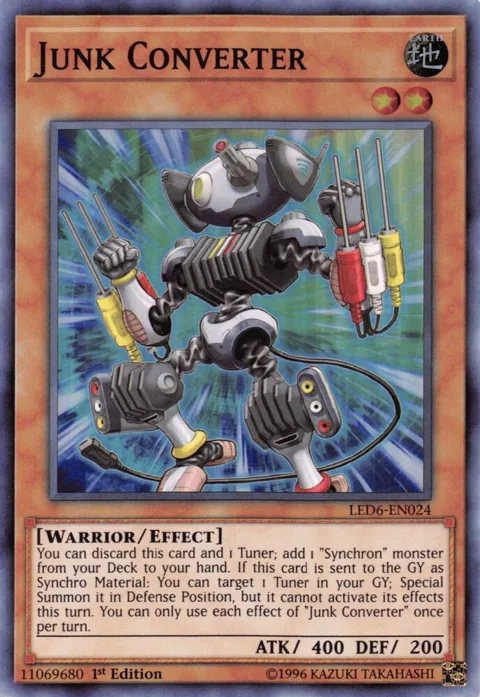Junk Converter LED6-EN024 1st Edition Yu-Gi-Oh card from Legendary Duelists: Magical Hero