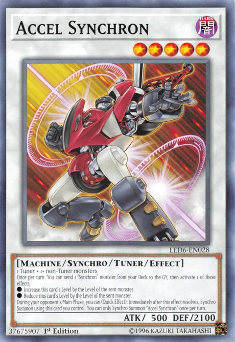 Accel Synchron LED6-EN028 Unlimited Yu-Gi-Oh card from Legendary Duelists: Magical Hero