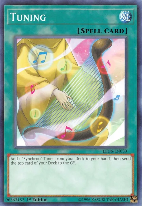 Tuning LED6-EN033 1st Edition Yu-Gi-Oh card from Legendary Duelists: Magical Hero