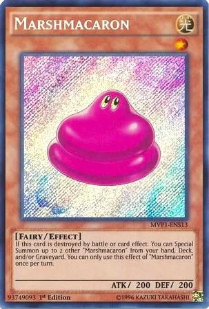 Marshmacaron MVP1-ENS13 Yu-Gi-Oh card from The Dark Side of Dimensions Movie Pack: Secret Edition