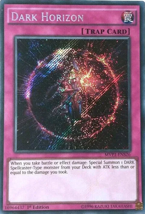 Dark Horizon MVP1-ENS26 Yu-Gi-Oh card from The Dark Side of Dimensions Movie Pack: Secret Edition