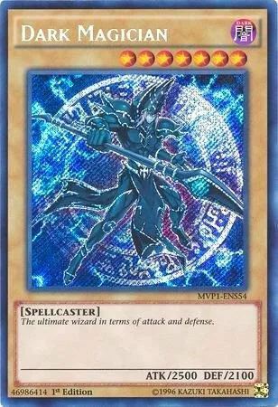 Dark Magician MVP1-ENS54 Yu-Gi-Oh card from The Dark Side of Dimensions Movie Pack: Secret Edition