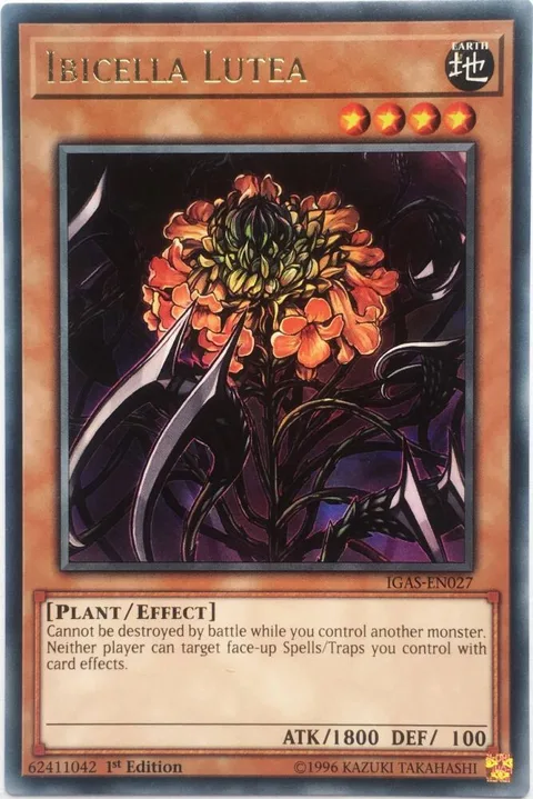Ibicella Lutea IGAS-EN027 1st Edition Yu-Gi-Oh card from Ignition Assault