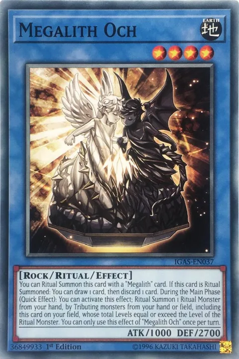 Megalith Och IGAS-EN037 1st Edition Yu-Gi-Oh card from Ignition Assault