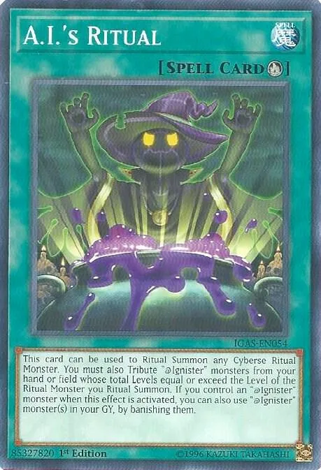 A.I.'s Ritual IGAS-EN054 Yu-Gi-Oh card from Ignition Assault