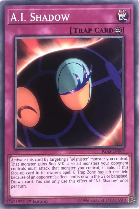 A.I. Shadow IGAS-EN069 Yu-Gi-Oh card from Ignition Assault