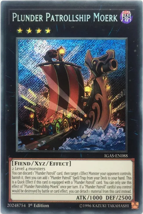Plunder Patrollship Moerk IGAS-EN088 1st Edition Yu-Gi-Oh card from Ignition Assault