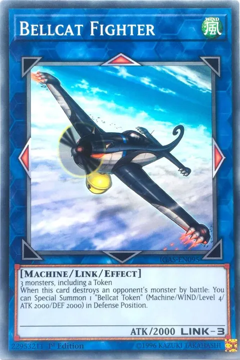 Bellcat Fighter IGAS-EN095 Yu-Gi-Oh card from Ignition Assault