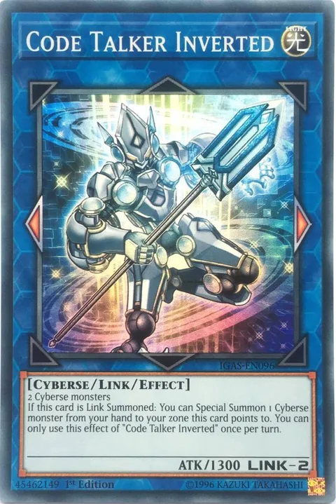 Code Talker Inverted IGAS-EN096 1st Edition Yu-Gi-Oh card from Ignition Assault