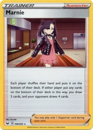 Marnie #169/202 Pokémon card from Deck Exclusives