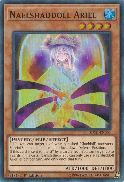 Naelshaddoll Ariel SDSH-EN003 Yu-Gi-Oh card from Structure Deck: Shaddoll Showdown